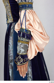 Photos Woman in Historical Dress 127 18th century blue dress…